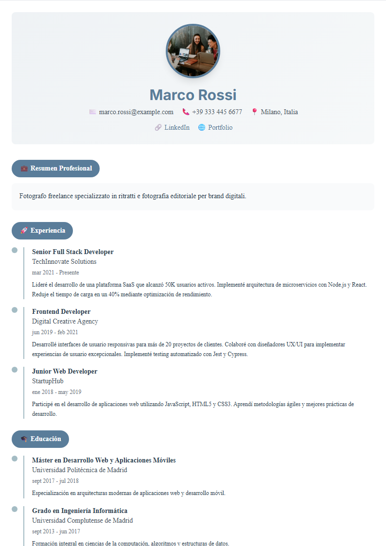 Estilo Portfolio