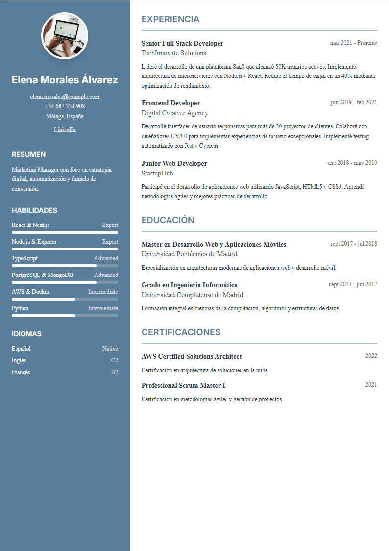 Sidebar Izquierda